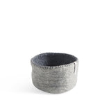 Wool Table Basket Set - Grey
