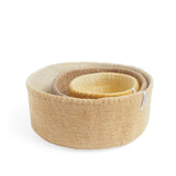 Wool Table Basket Set - Sand