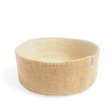 Wool Table Basket Set - Sand