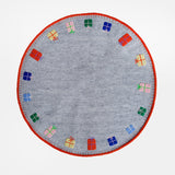 Wool Christmas Tree Mat - Grey