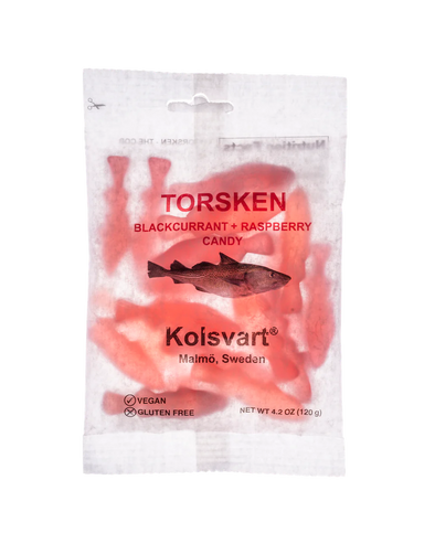 Torsken - Raspberry and Blackcurrant Swedish Fish