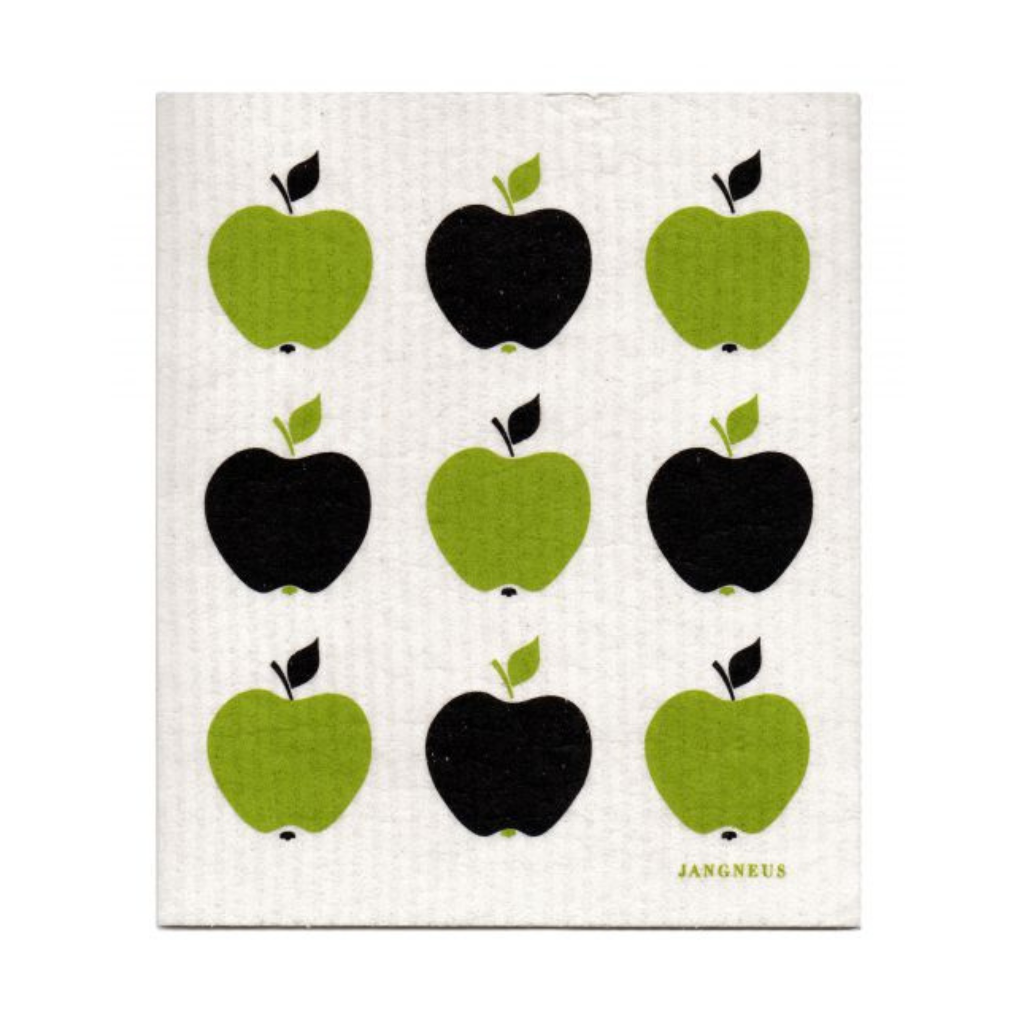 amazing swedish dishcloth apples black and green