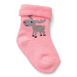 Norwegian Baby's Socks 2 Pack - Pink/Grey