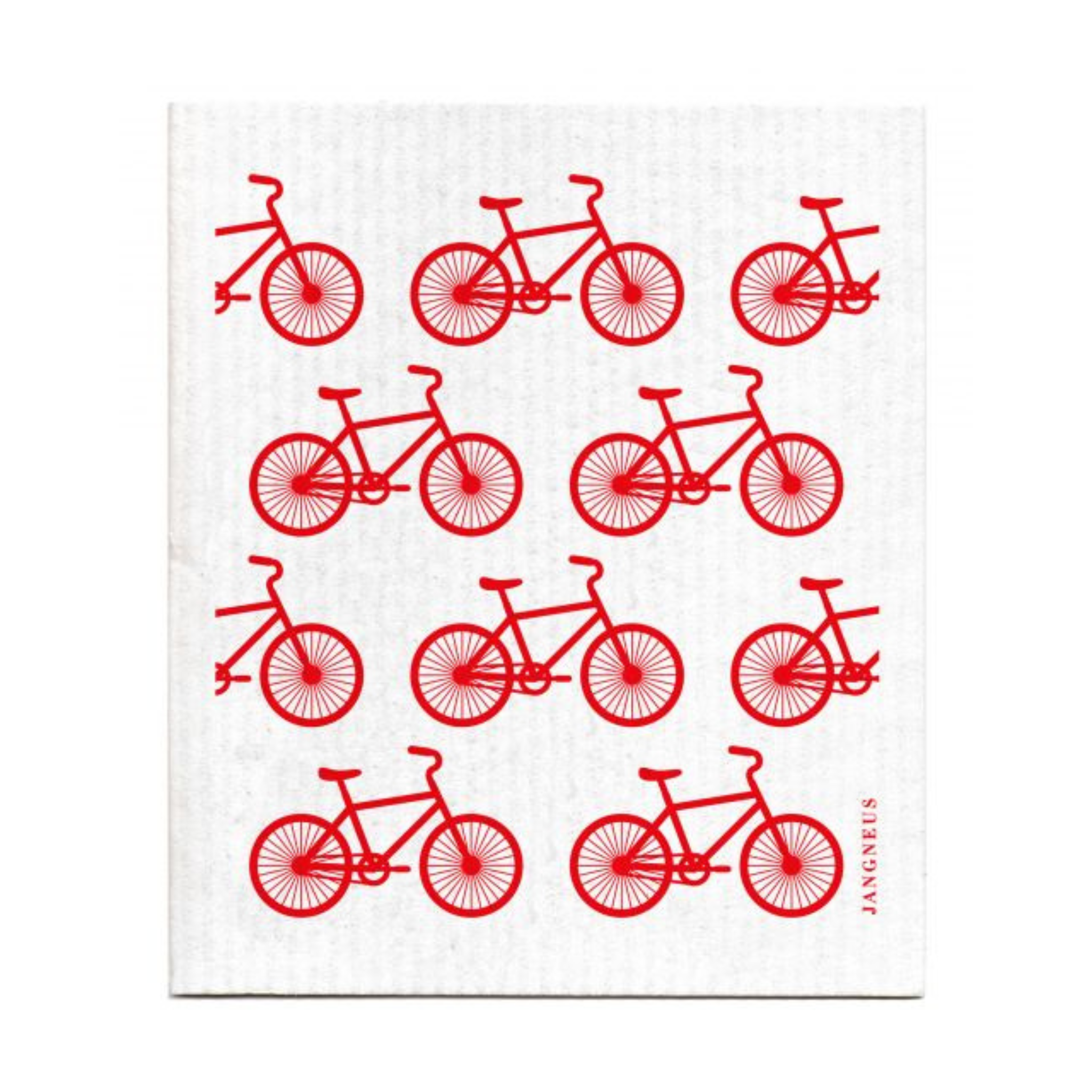 amazing swedish dishcloth bikes red by jangneus