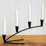 Iron Candle Holder Convex 16"