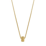 Chamfer Necklace Gold