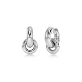 Chunky Eternal Earrings Steel