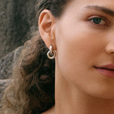Chunky Eternal Earrings Steel