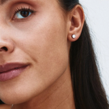 Crown Studs Silver