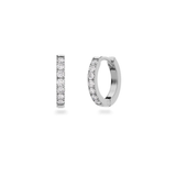 Glow Hoops M Silver