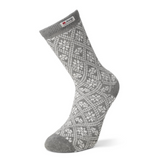 Grey Norwegian Socks Scandinavian Style