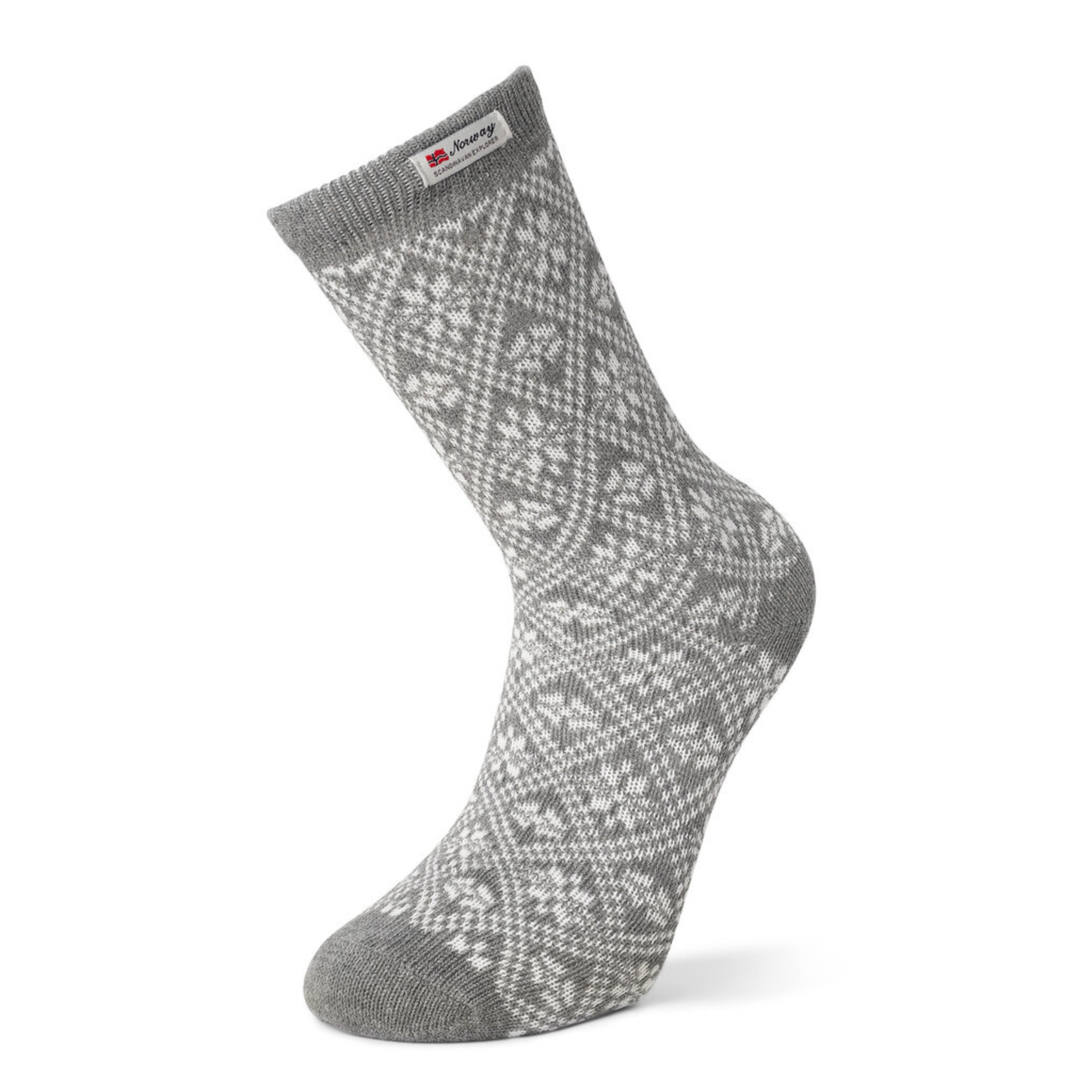 Grey Norwegian Socks Scandinavian Explorer
