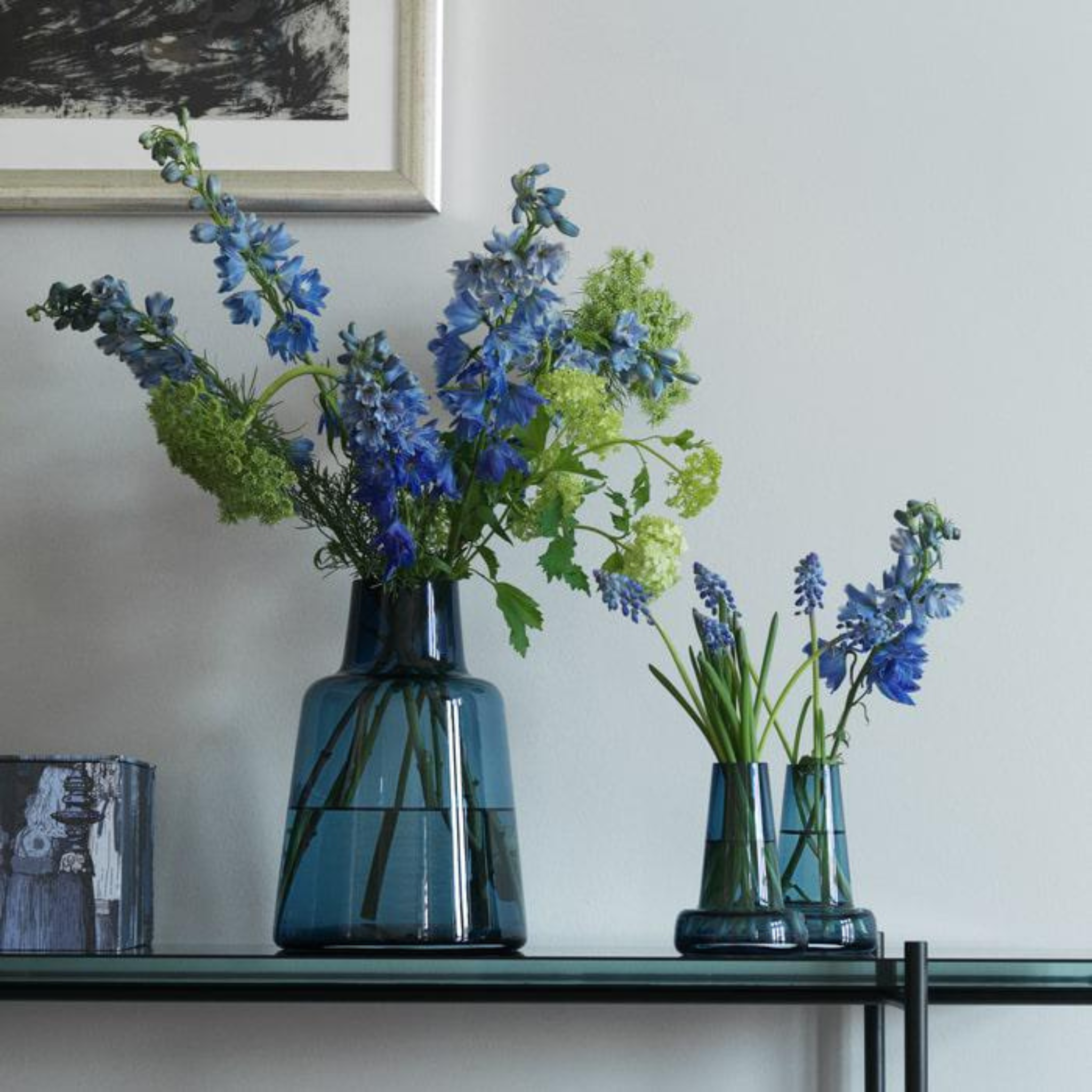 Holmegaard Flora Mouth-Blown Glass Vase