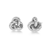 Infinity Knot Studs L Steel