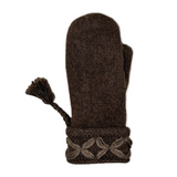 Kangos Knitted Mitten - Brown