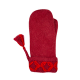 Kangos Knitted Mitten - Red