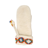 Kangos Knitted Mitten - White