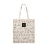 Kay Bojesen Tote Bag - Liliput Mini Animal Figurine Print