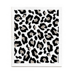 amazing swedish dishcloth black leopard print