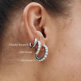Lilo Hoops L Silver