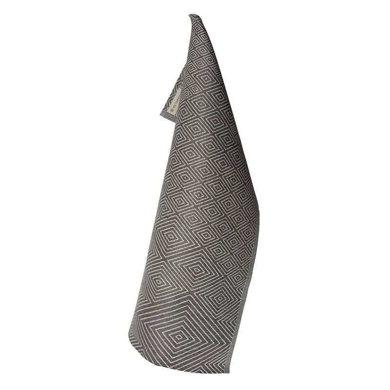 Honeycomb Hand Towel Black