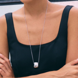 Mira Necklace L Steel
