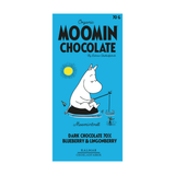 Organic Moomin Chocolate Moomintroll – Dark Chocolate 70% with Lingonberries and Blueberries
