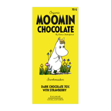 Organic Moomin Chocolate Snorkmaiden - Dark Chocolate 70% with Strawberry