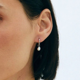 Perla Hoops Silver