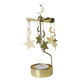 Moon and Stars - Rotating Carousel Candle Holderk