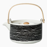 Rasymatto Teapot - White, Black