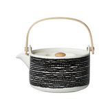 Rasymatto Teapot - White / Black