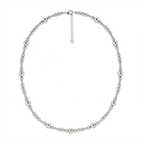 Sphere Necklace Multi Silver