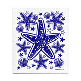 amazing swedish dishcloth blue starfish by jangneus