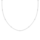 Stud Necklace Silver