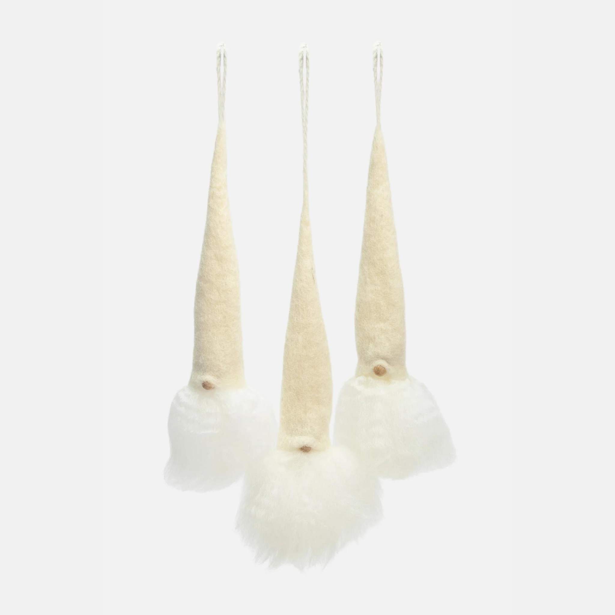 3-Pack Tomte Ornaments from Sweden