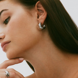 Twist Hoops L Steel