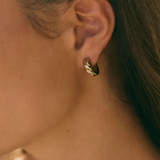 Twist Hoops S Gold