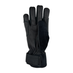 Black glove on a white background