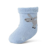 Norwegian Baby Socks 2 Pack - Blue/Grey