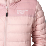 Women's Ultra Light Down Jacket -  Pink Champagne / Dusty Pink