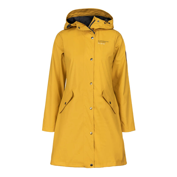 Women's Scandinavian Raincoat Yellow