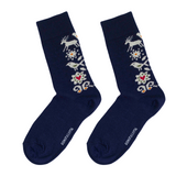 Bengt & Lotta Socks - Birds, Navy