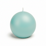 Ball Candle 4 Pack - Aqua