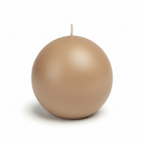 Ball Candle 4 Pack - Beige