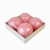 Ball Candle 4 Pack - Dusty Rose