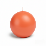 Ball Candle 4 Pack - Peach