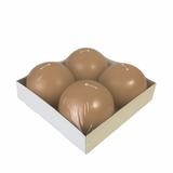 Ball Candle 4 Pack - Beige