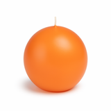 Ball Candle 4 Pack - Orange