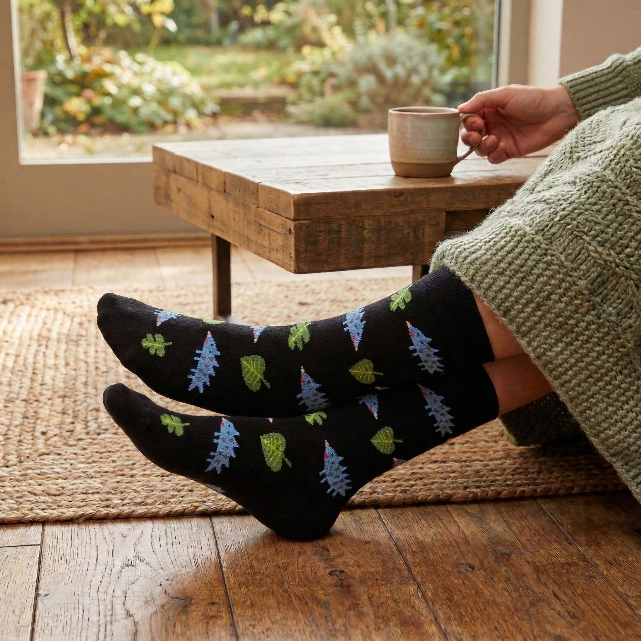 Cai Merino Wool Socks - Hedgehog